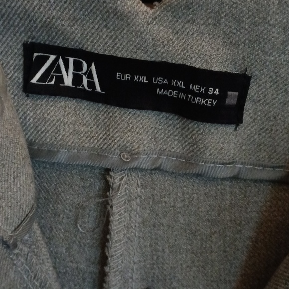 ZARA Grey Dress Pants - Picture 2 of 4